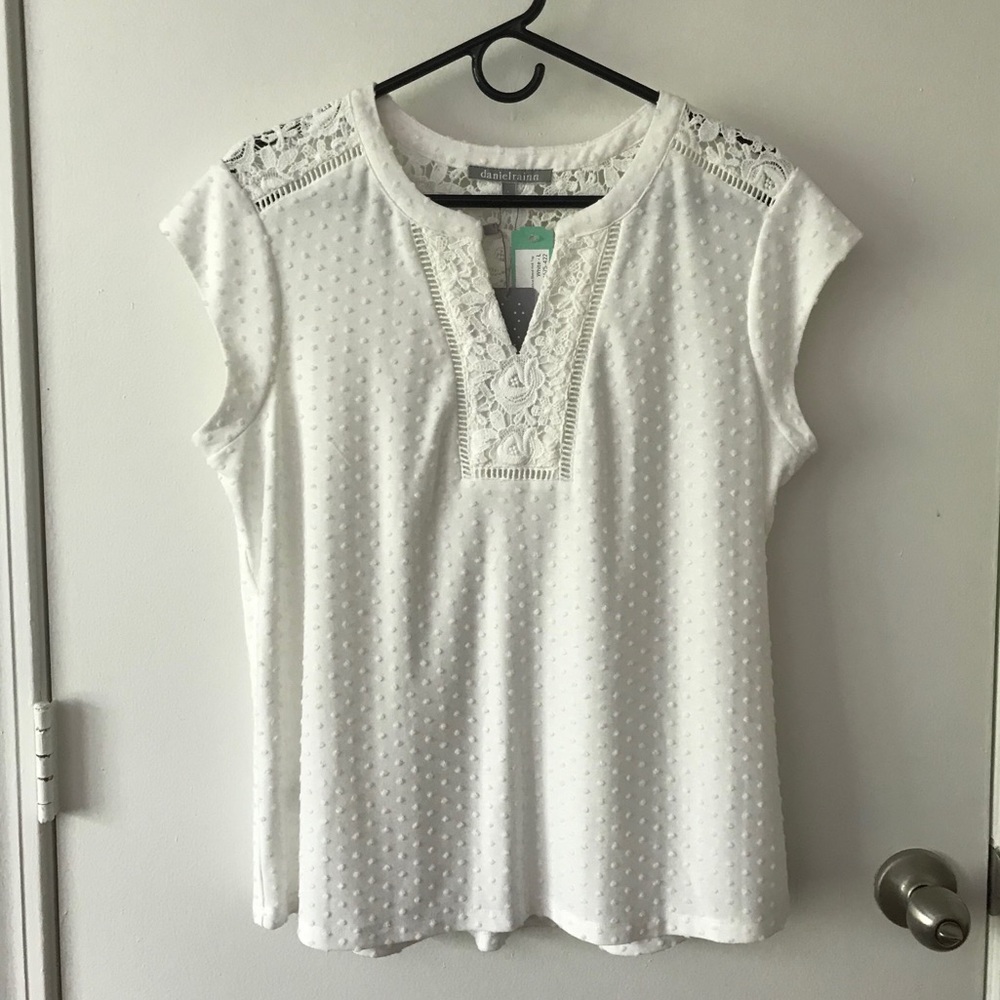 White Crochet Blouse